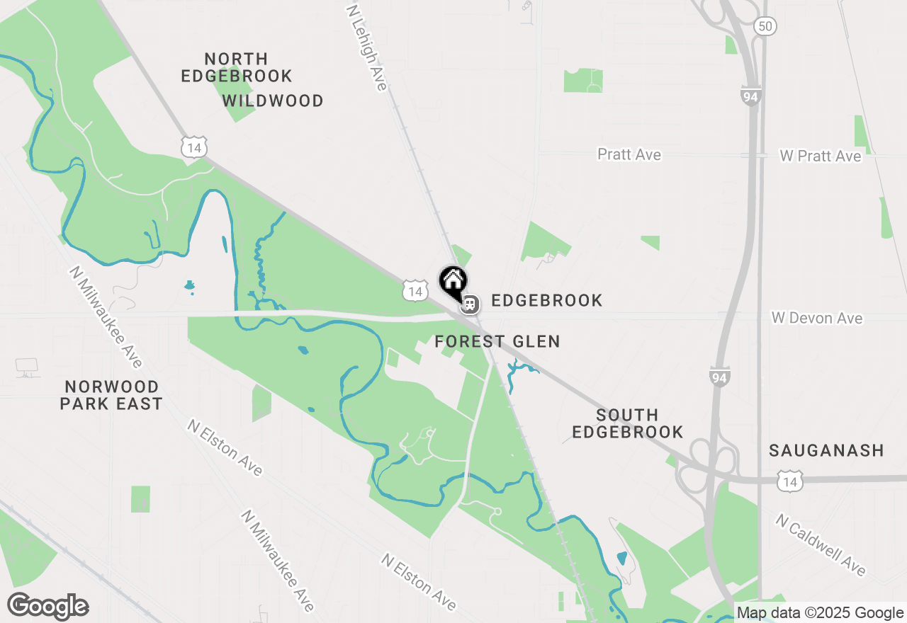 Map of 6403 N Caldwell Avenue, Chicago, IL 60646