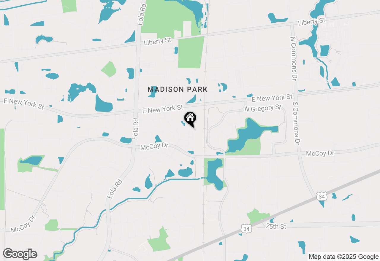 Map of 85 Braxton Lane #85, Aurora, IL 60504