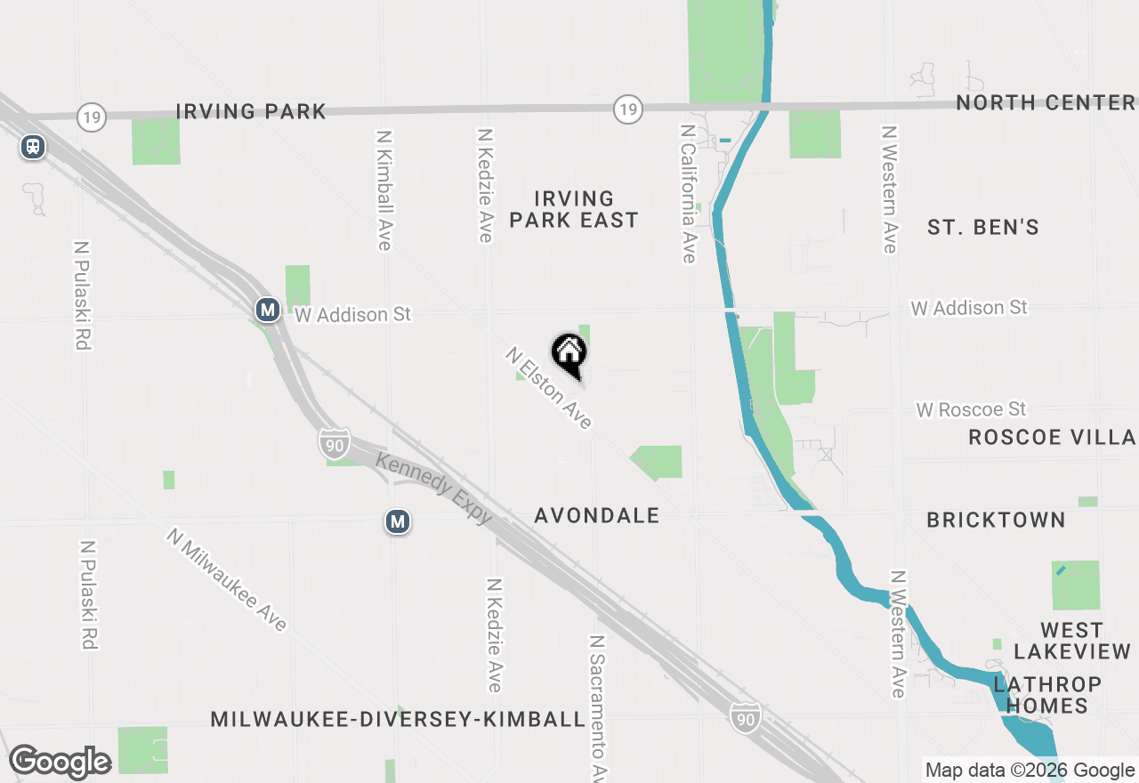 Map of 3449 N Whipple Street, Chicago, IL 60618