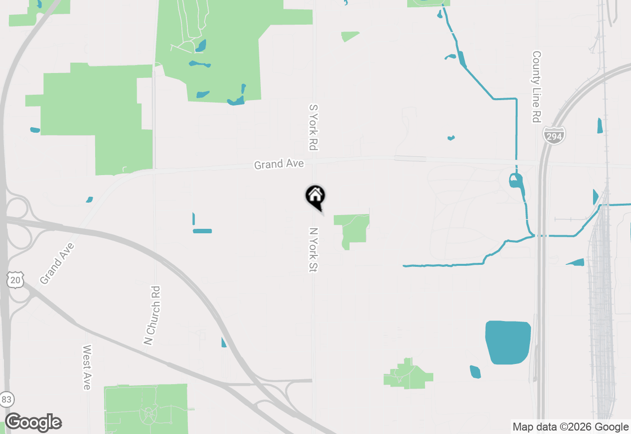 Map of 915 N York Street #404, Elmhurst, IL 60126
