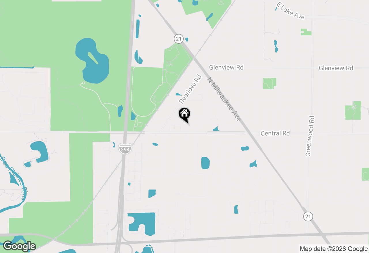 Map of 684 Quincy Bridge Lane #202, Glenview, IL 60025