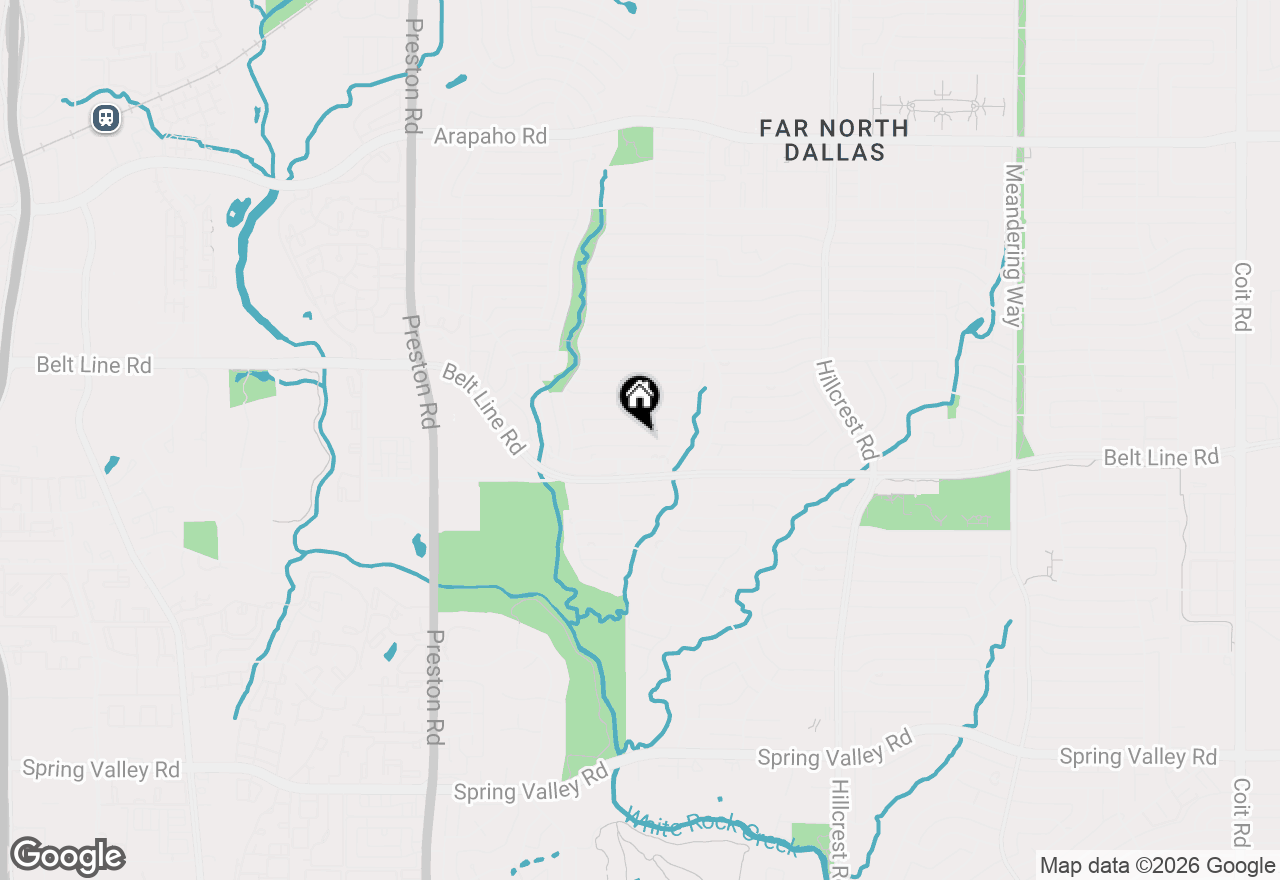 Map of 6710 Rolling Vista Drive, Dallas, TX 75248