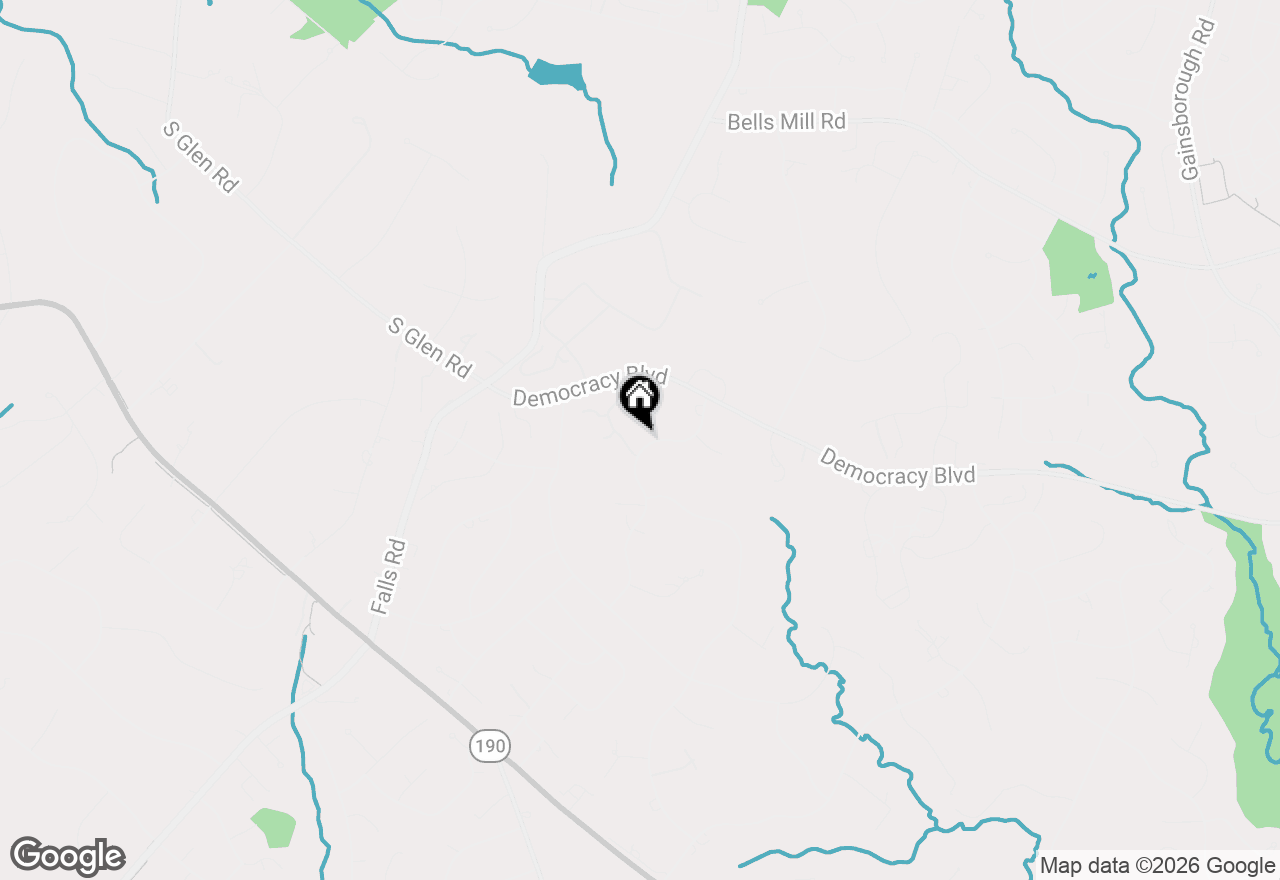 Map of 10222 Iron Gate Road, Potomac, MD 20854