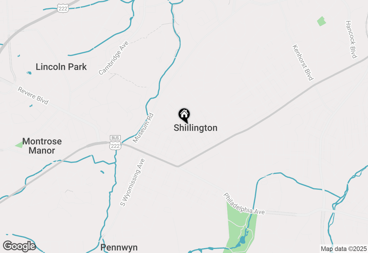 Map of 140 Pennsylvania Avenue, Shillington, PA 19607
