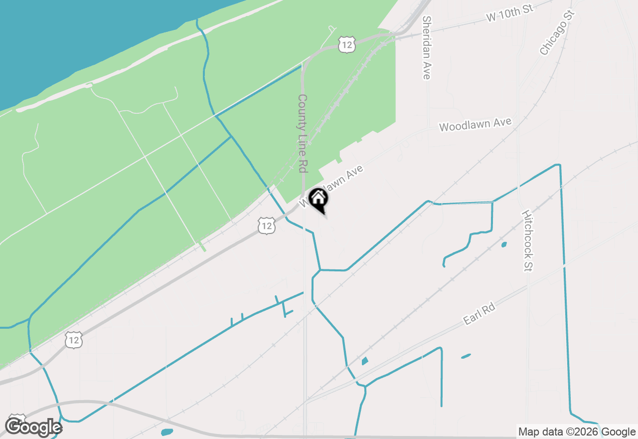 Map of 0 White Lake Avenue, Michigan City, IN 46360