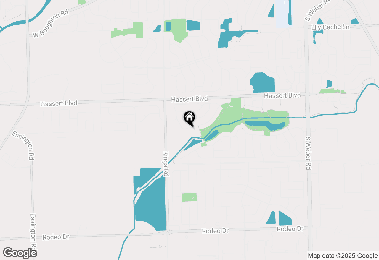 Map of 1601 Trails End Lane, Bolingbrook, IL 60490