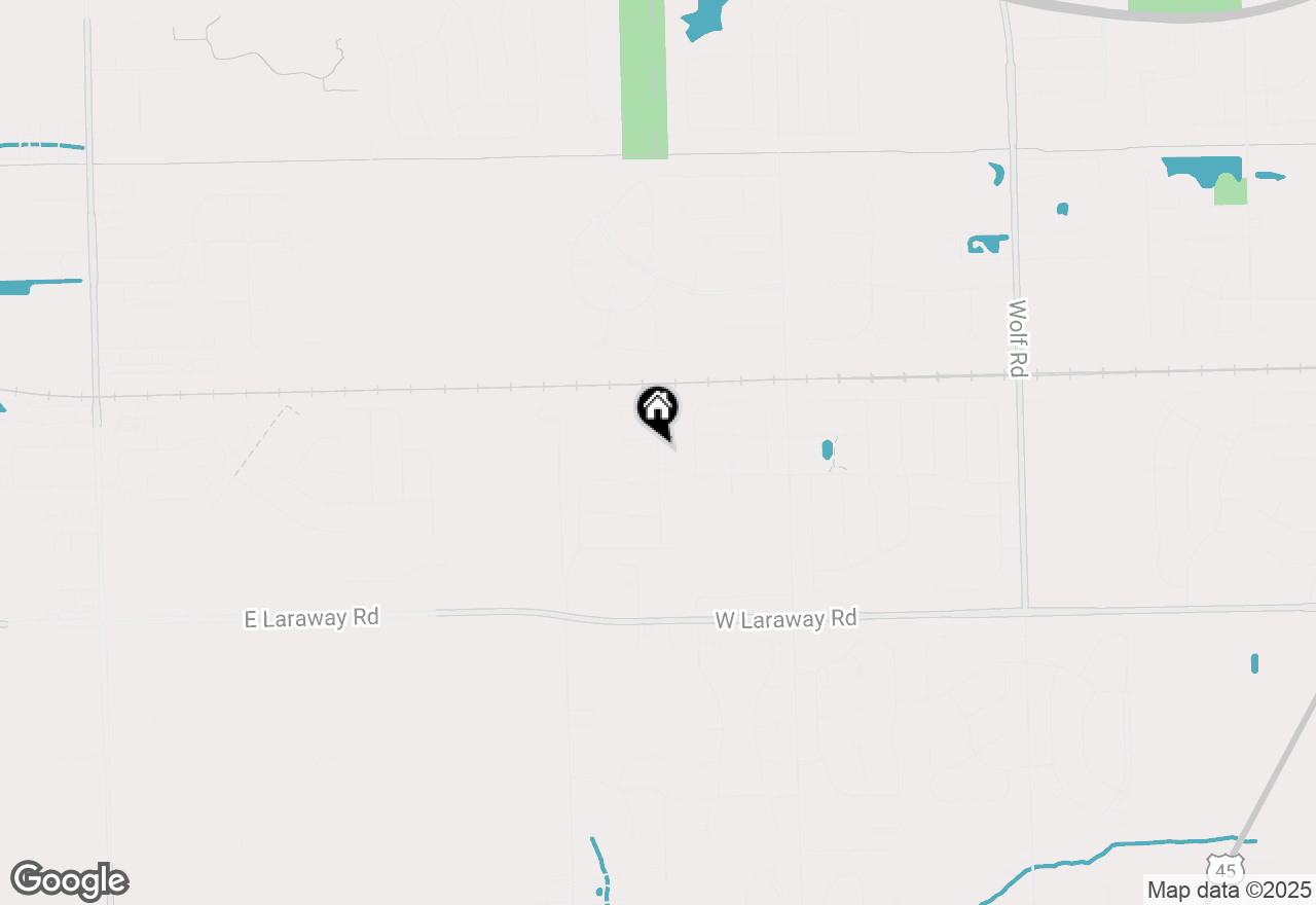 Map of 22018 Mary Drive, Frankfort, IL 60423