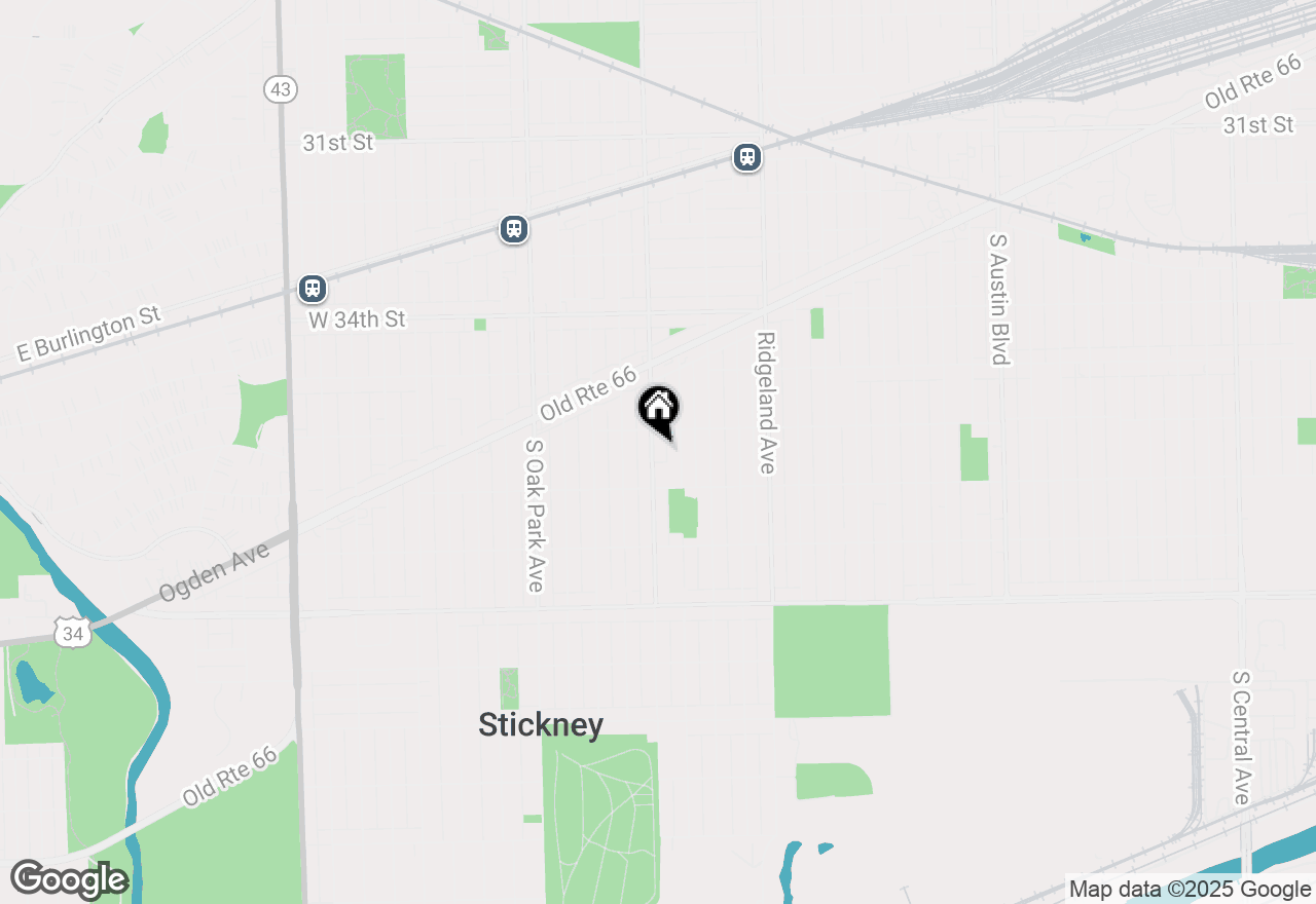 Map of 3617 East Avenue, Berwyn, IL 60402