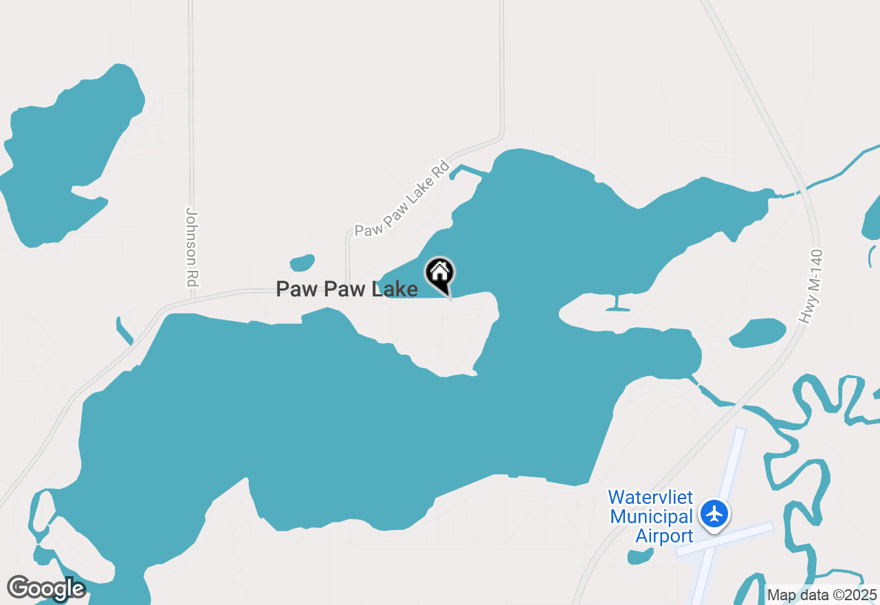 Map of 7927 Lakewood Drive, Coloma, MI 49038