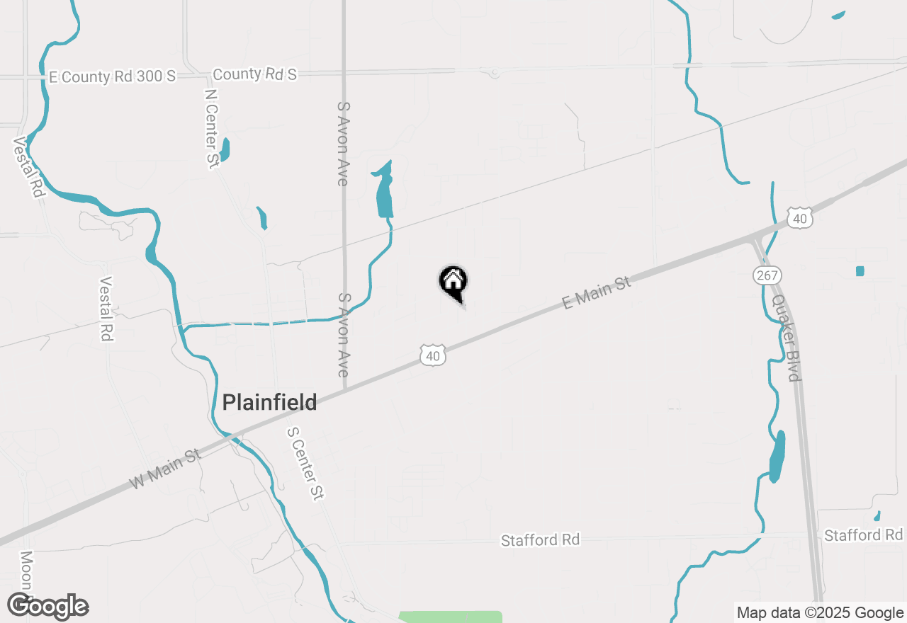 Map of 707 Spruce Street, Plainfield, IN 46168