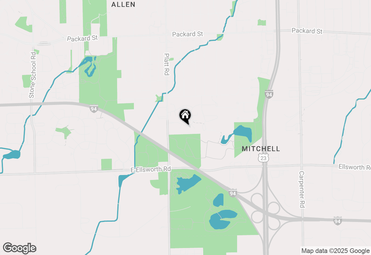 Map of 3092 Williamsburg Road, Ann Arbor, MI 48108
