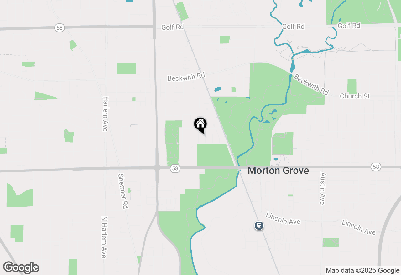 Map of 8929 Cherry Avenue, Morton Grove, IL 60053