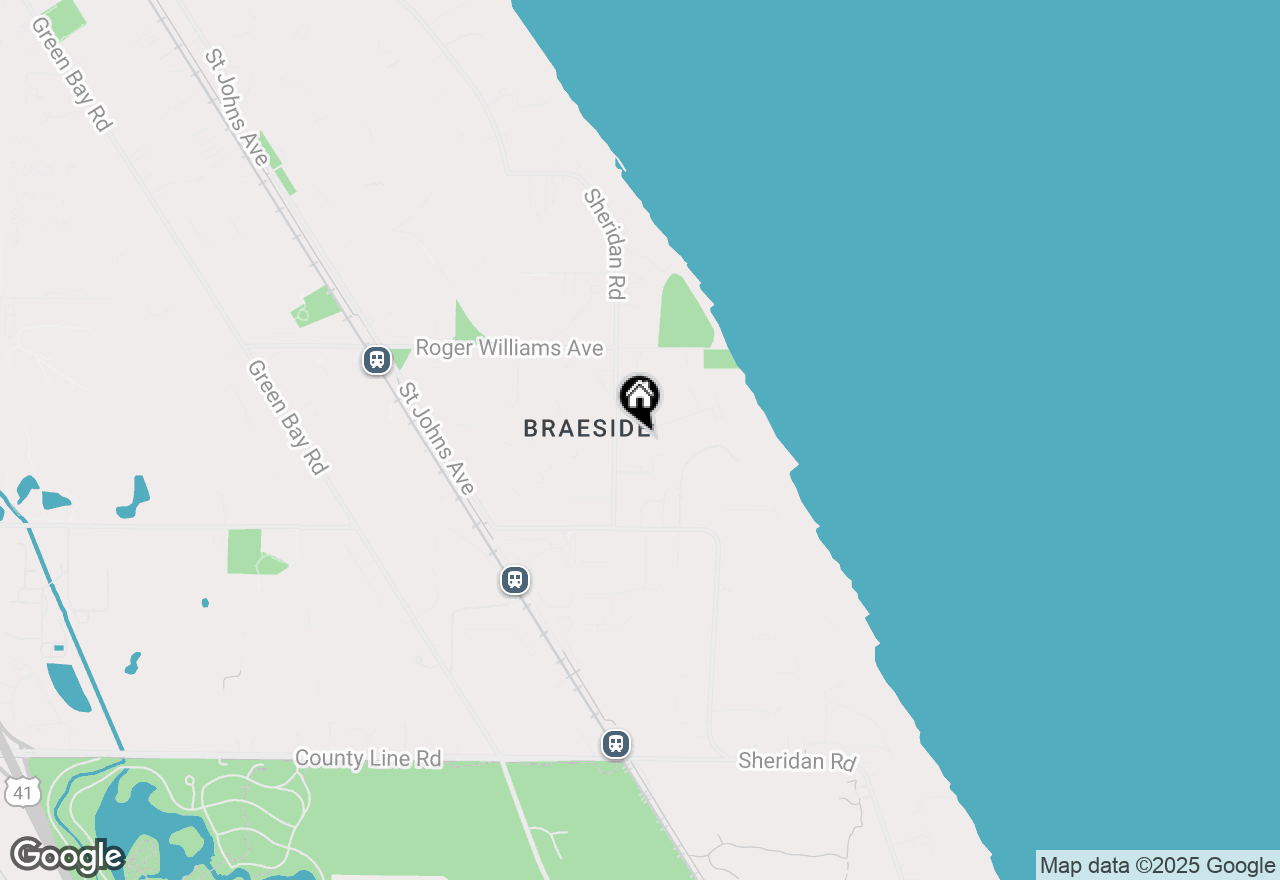 Map of 168 Lakewood Place, Highland Park, IL 60035