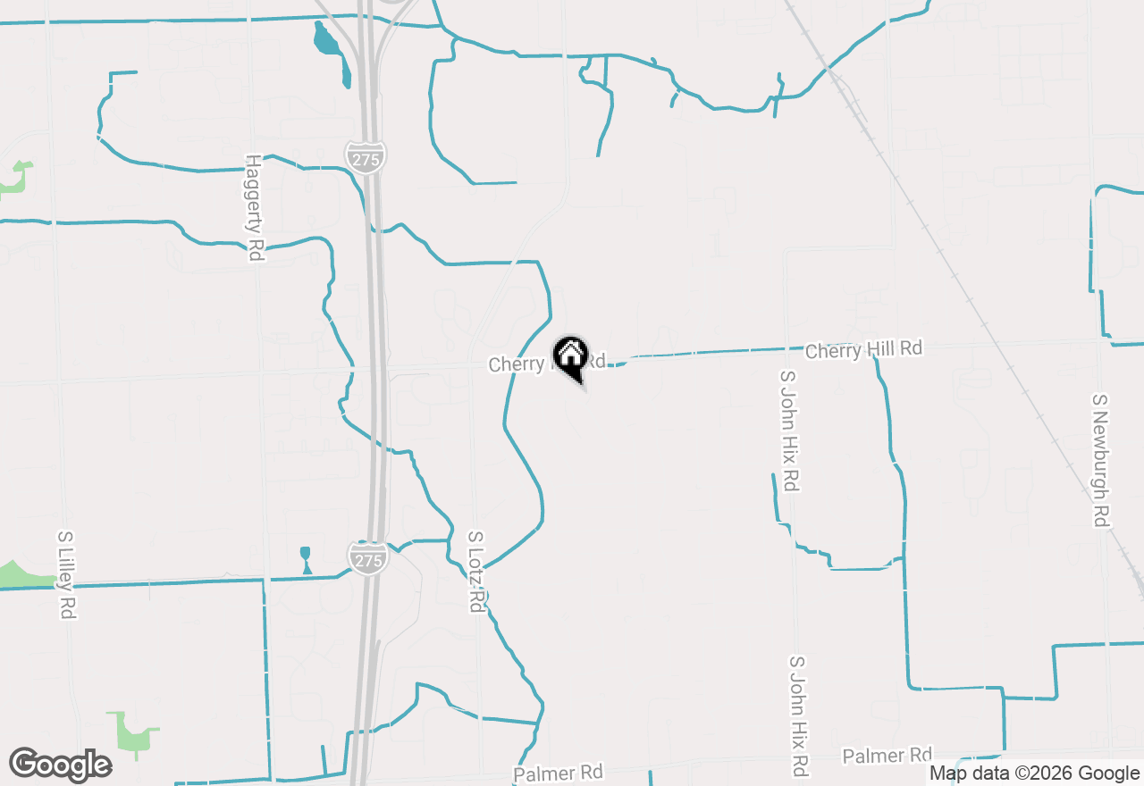 Map of 261 Charterhouse Drive, Canton, MI 48188