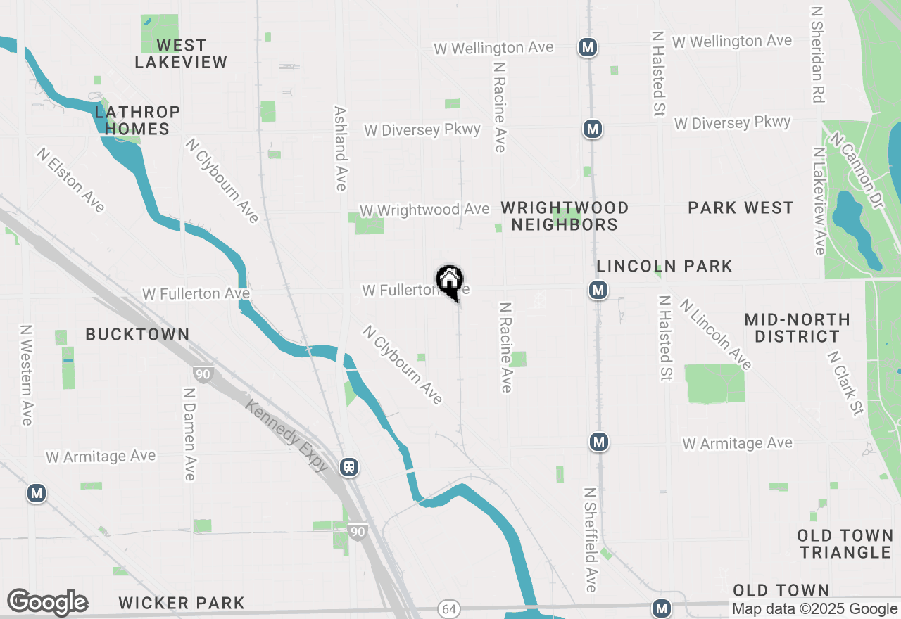 Map of 2393 N Wayne Avenue, Chicago, IL 60614