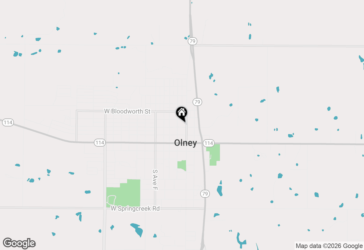 Map of 301 N Ave. C, Olney, TX 76374