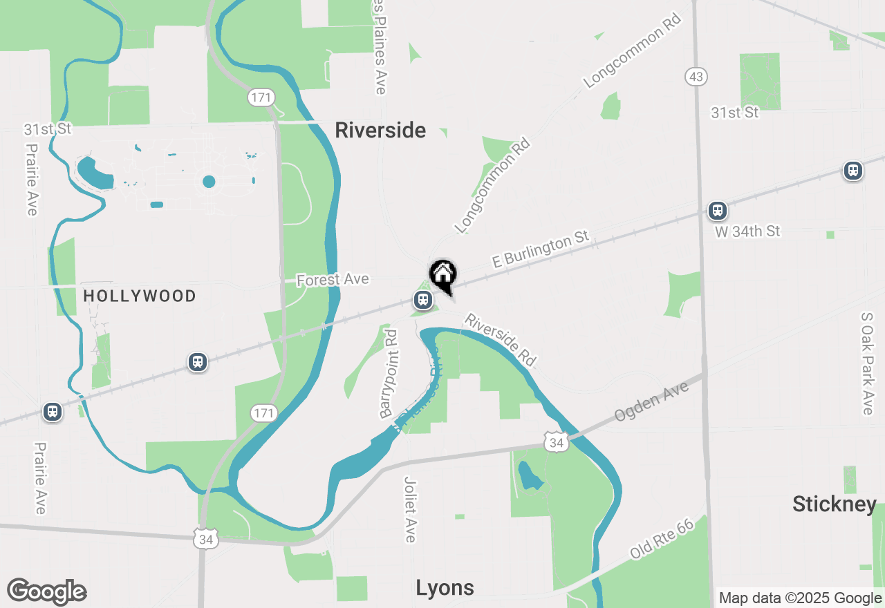 Map of 3 E Quincy Street #3, Riverside, IL 60546