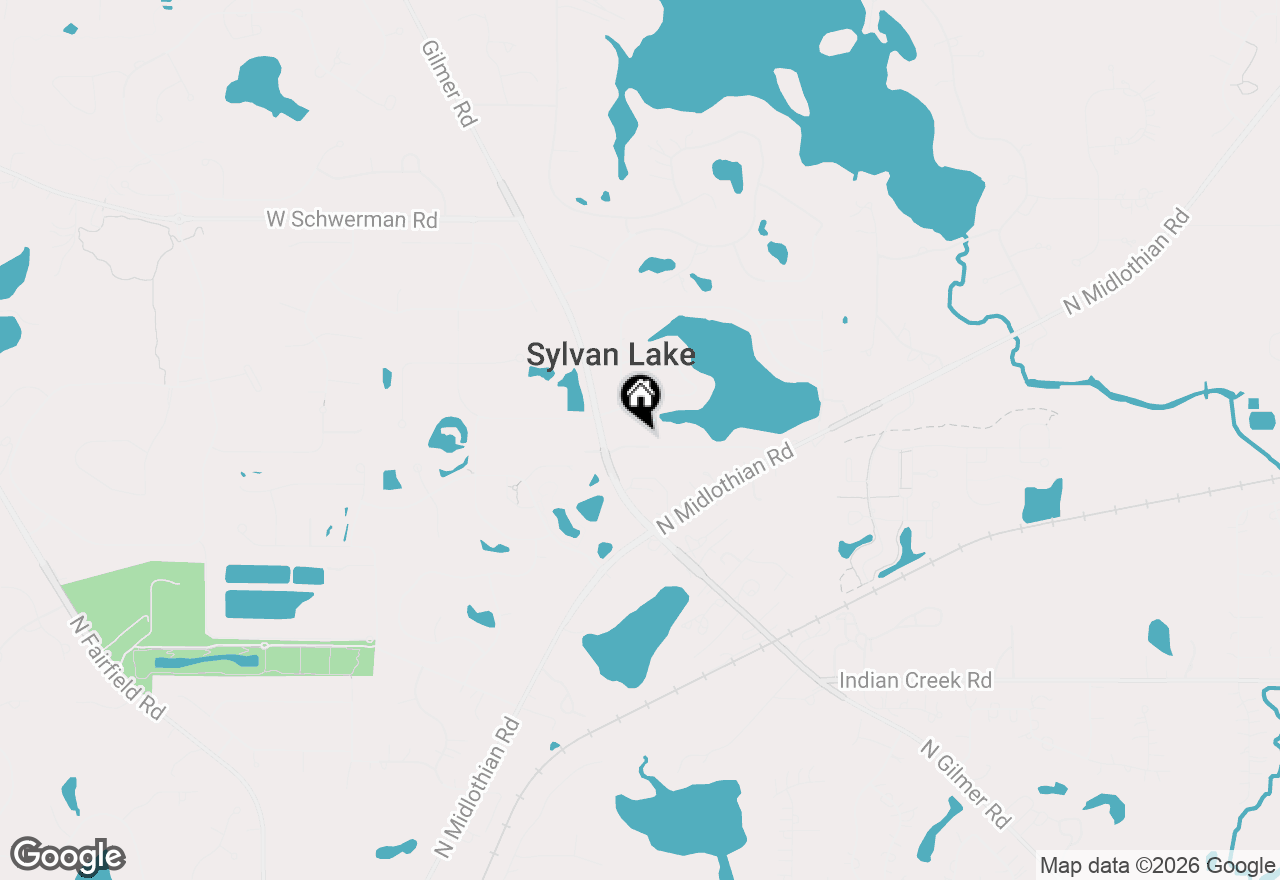 Map of 21436 W Sylvan Drive S, Mundelein, IL 60060
