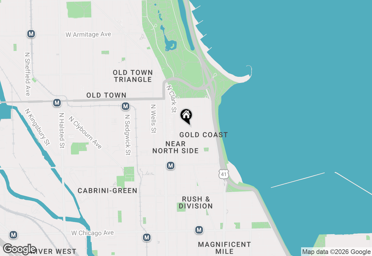 Map of 1405 N Dearborn Street, Chicago, IL 60610