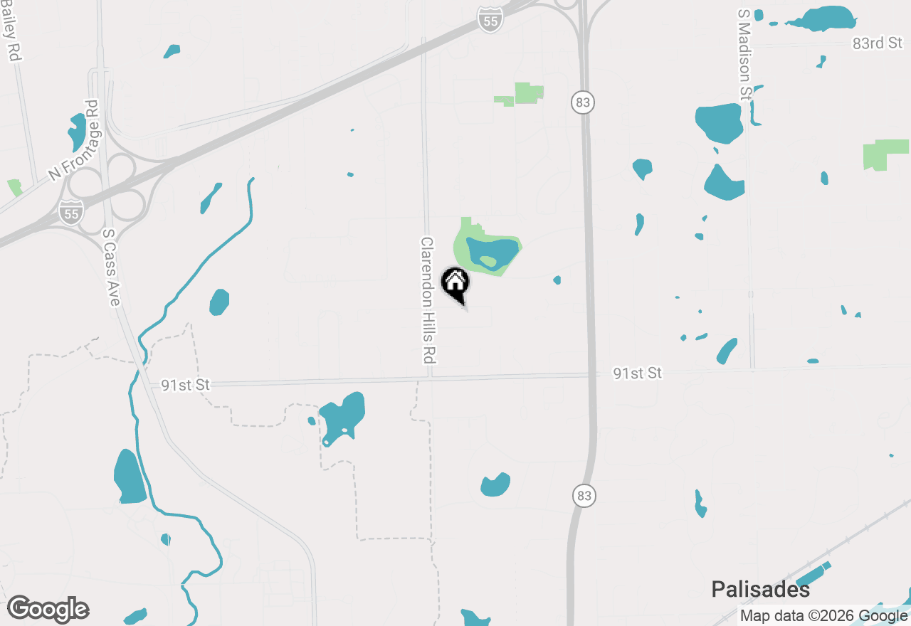 Map of 16W731 89th Place, Willowbrook, IL 60527
