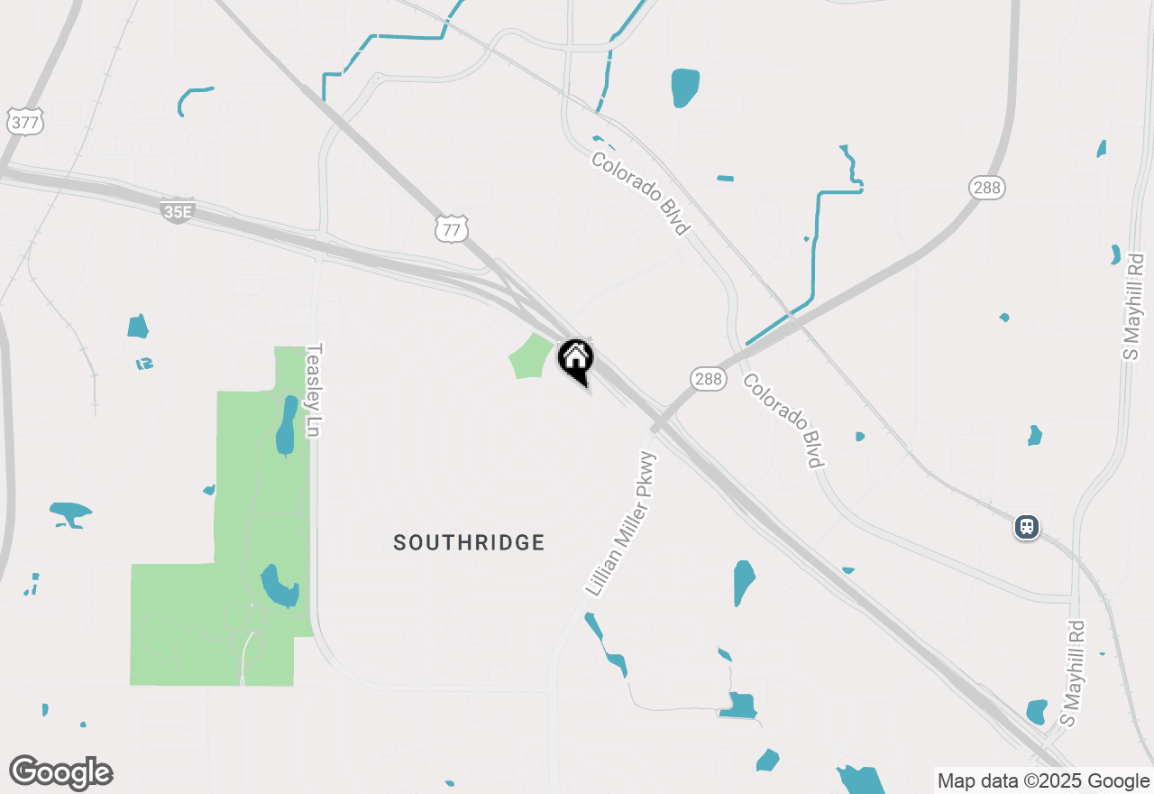 Map of 1412 Ridgecrest Circle, Denton, TX 76205