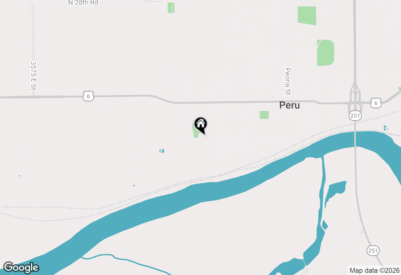 Map of 2703 Main Street, Peru, IL 61354