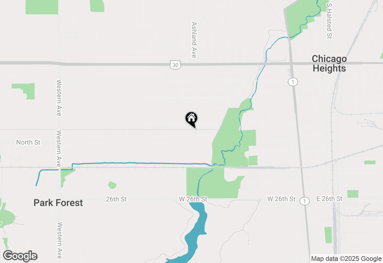 Map of 289 Boston Street, Chicago Heights, IL 60411