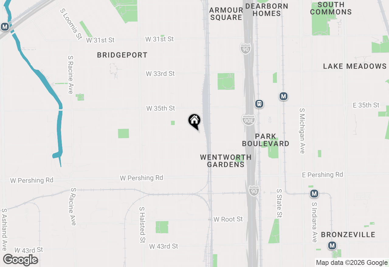 Map of 3629 S Normal Avenue, Chicago, IL 60609