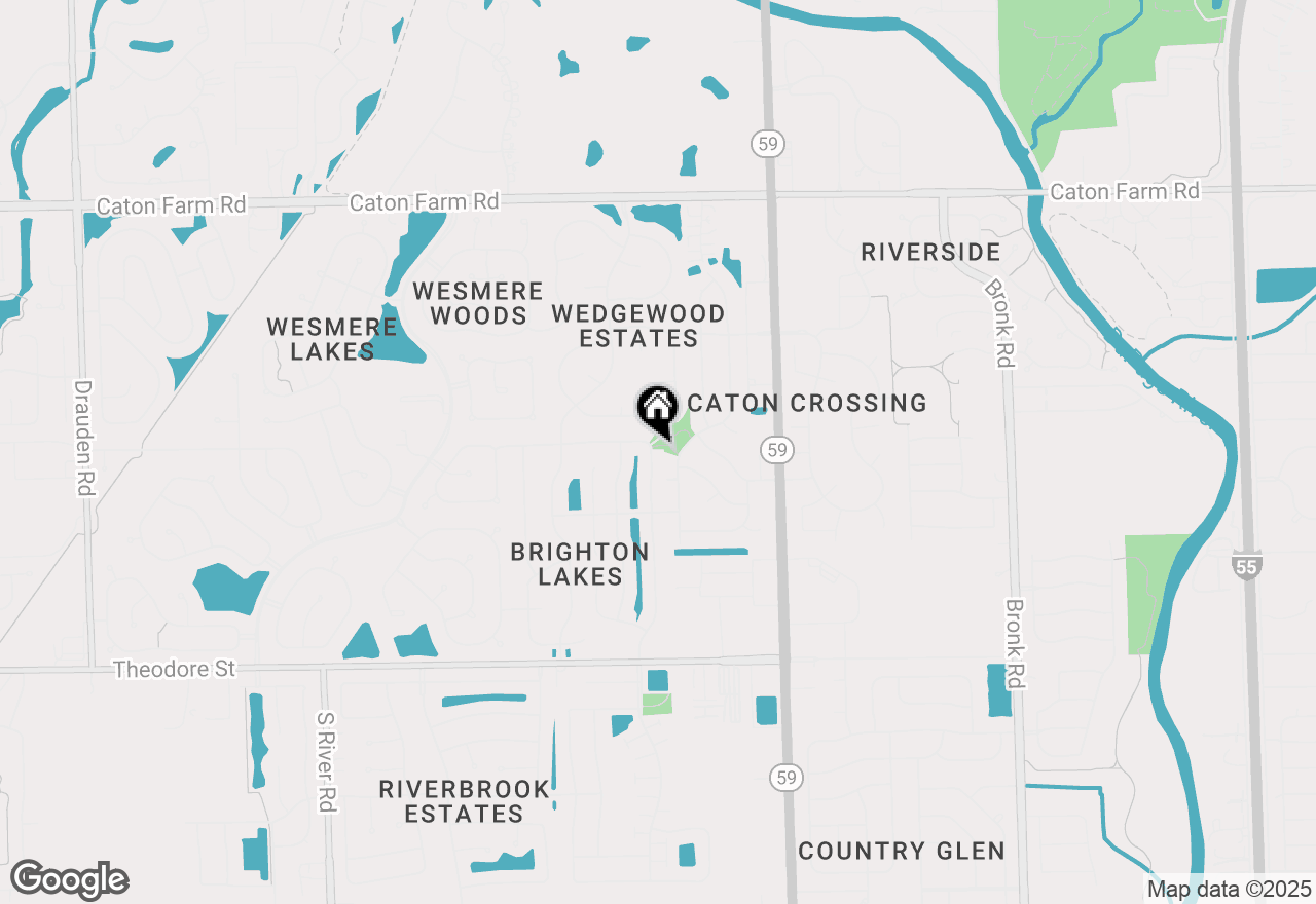 Map of 1910 Brighton Lane, Plainfield, IL 60586