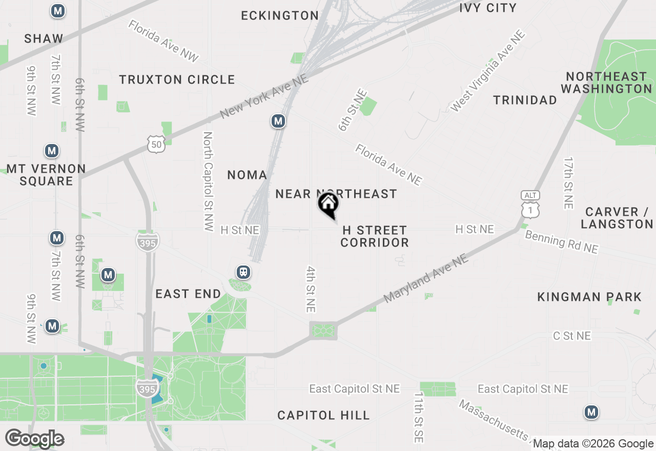 Map of 506 H Street Ne #302, Washington, DC 20002
