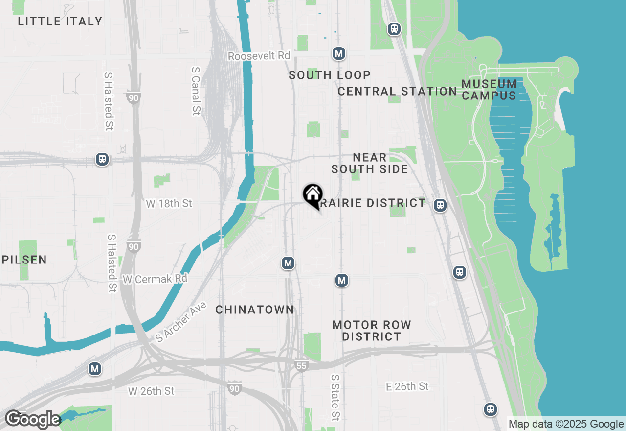 Map of 1812 S Federal Street #33, Chicago, IL 60616