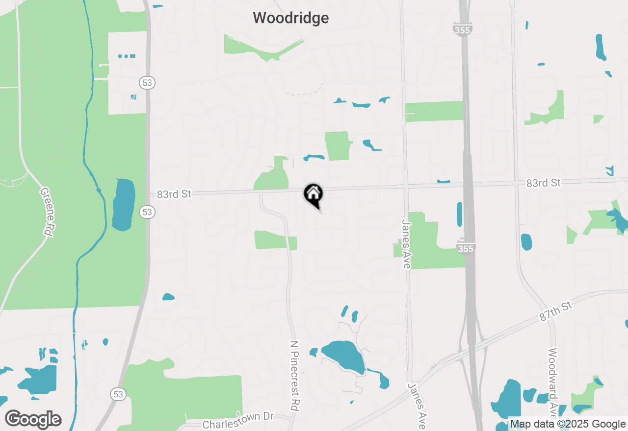 Map of 8332 Adbeth Avenue, Woodridge, IL 60517