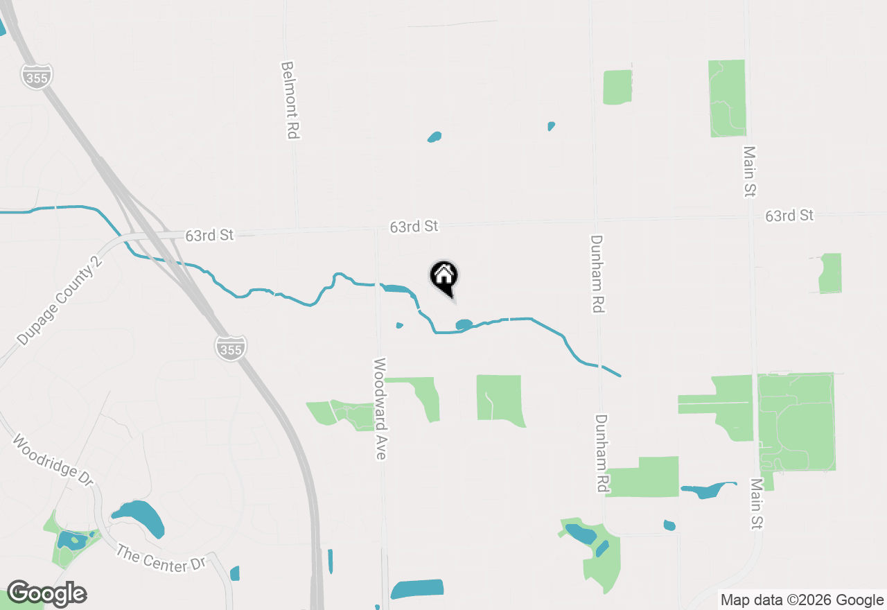 Map of 1839 Prentiss Drive, Downers Grove, IL 60516