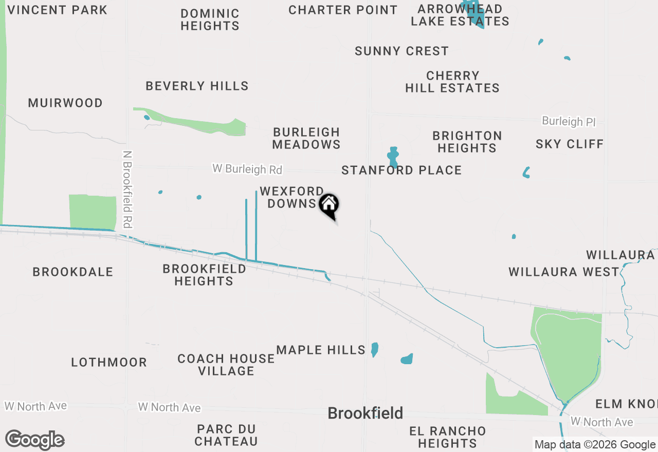 Map of 3015 N River Birch Dr #H, Brookfield, WI 53045