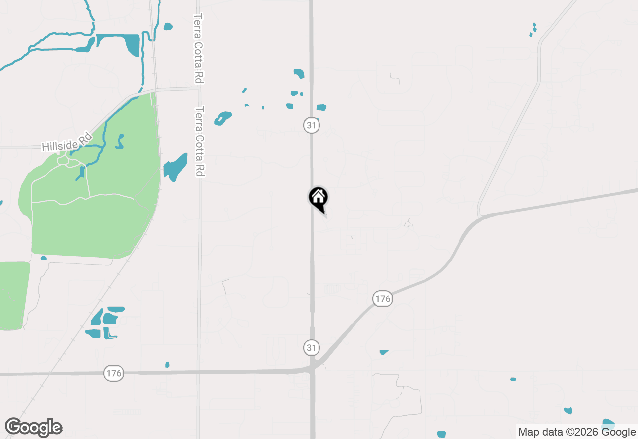 Map of 614 Cassia Court, Crystal Lake, IL 60012