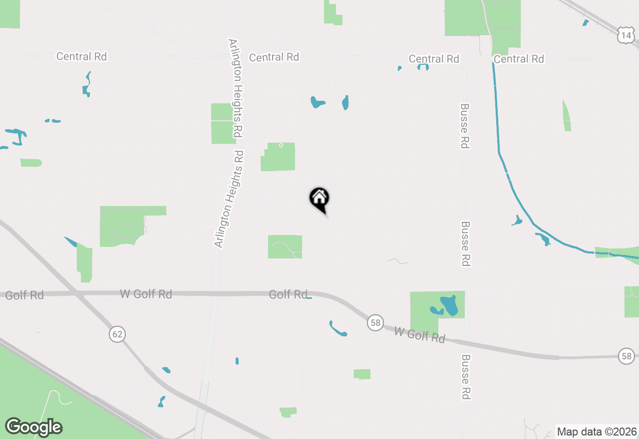 Map of 532 Lois Court, Mount Prospect, IL 60056