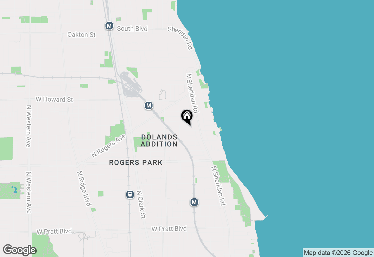Map of 1420 W Jarvis Avenue, Chicago, IL 60626