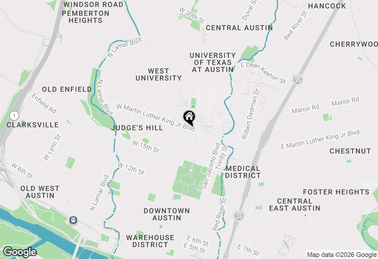 Map of 1801 Lavaca St #2D, Austin, TX 78701