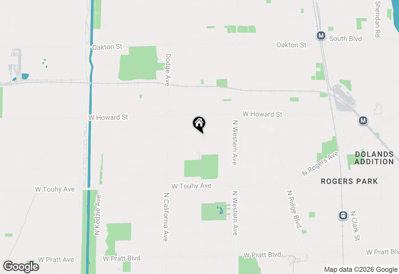 Map of 7446 N Rockwell Street, Chicago, IL 60645