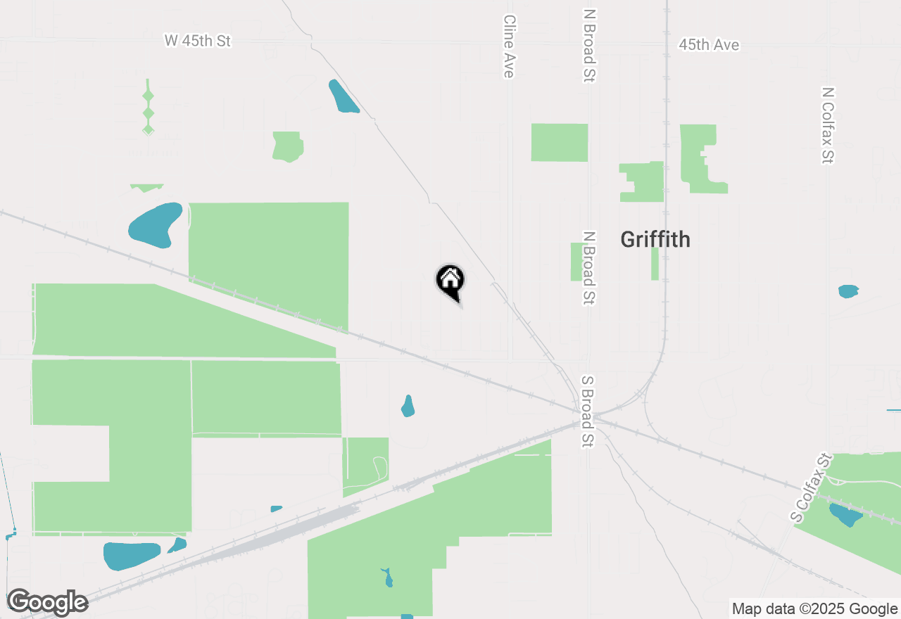 Map of 226 N Wiggs Street, Griffith, IN 46319