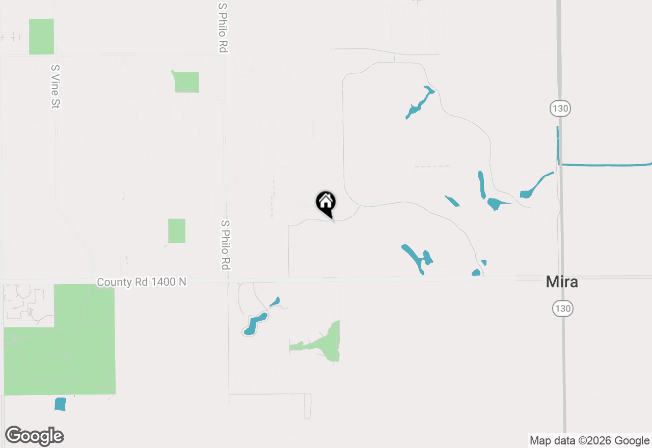 Map of 2007 E Amber Lane #A, Urbana, IL 61802