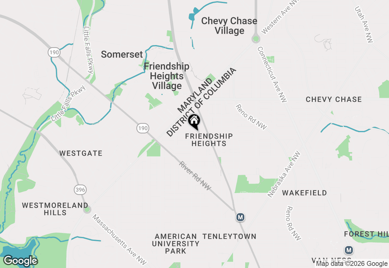 Map of 4347 Harrison Street Nw #8, Washington, DC 20015