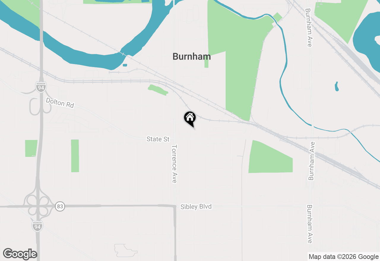 Map of 14522 S Marquette Avenue, Burnham, IL 60633