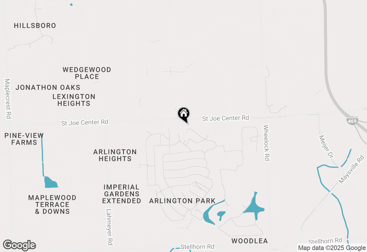 Map of 5725 Arlington Parkway, Fort Wayne, IN 46835