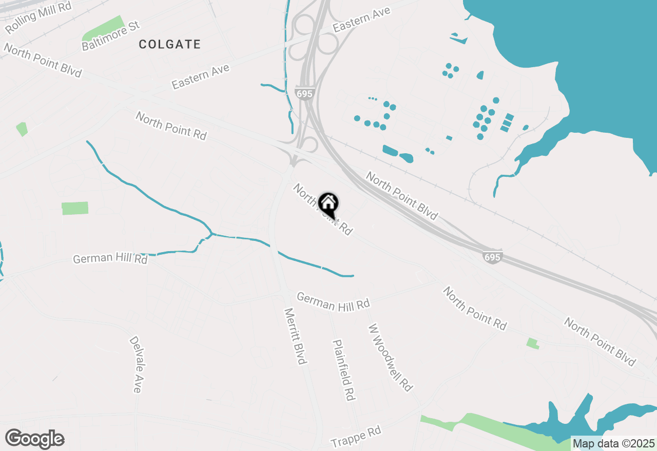 Map of 7623 Spruce Road, Baltimore, MD 21222