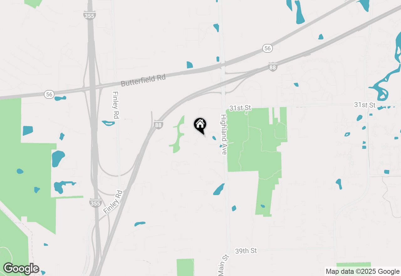 Map of 1148 Mistwood Lane, Downers Grove, IL 60515