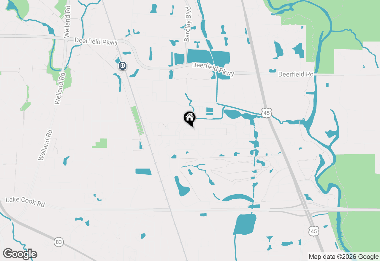 Map of 703 Mallard Lane, Deerfield, IL 60015
