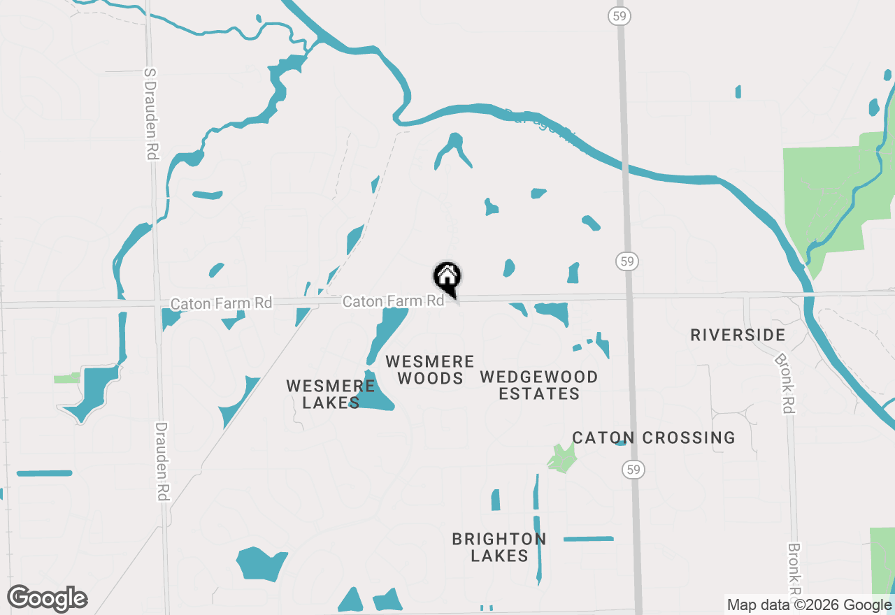 Map of 24447 Caton Farm Road, Plainfield, IL 60586