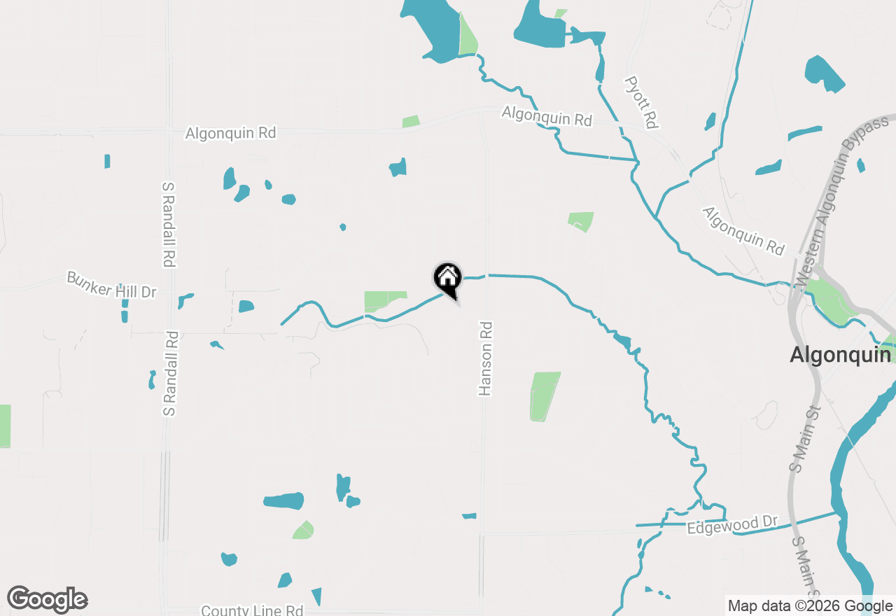 Map of 490 Flora Drive, Algonquin, IL 60102