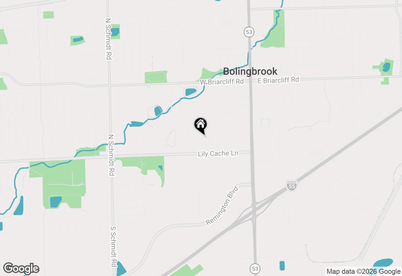 Map of 21 Fernwood Drive #21U, Bolingbrook, IL 60440